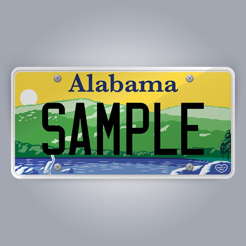 Alabama License Plate Replica