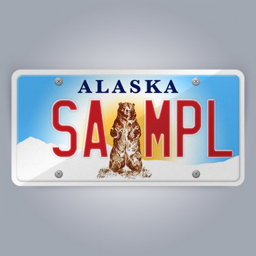 Alaska License Plate Replica