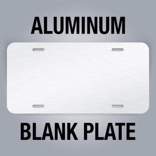 Blank Aluminum Plate Tag