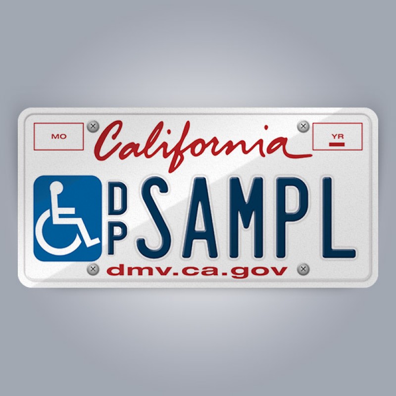 California License Plate Replica