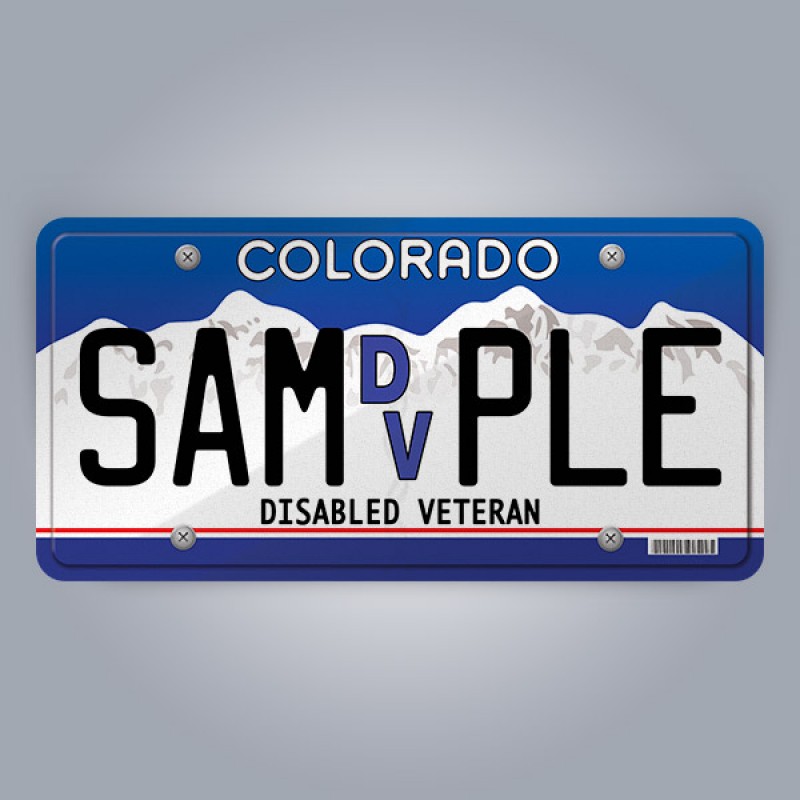 Colorado License Plate Replica