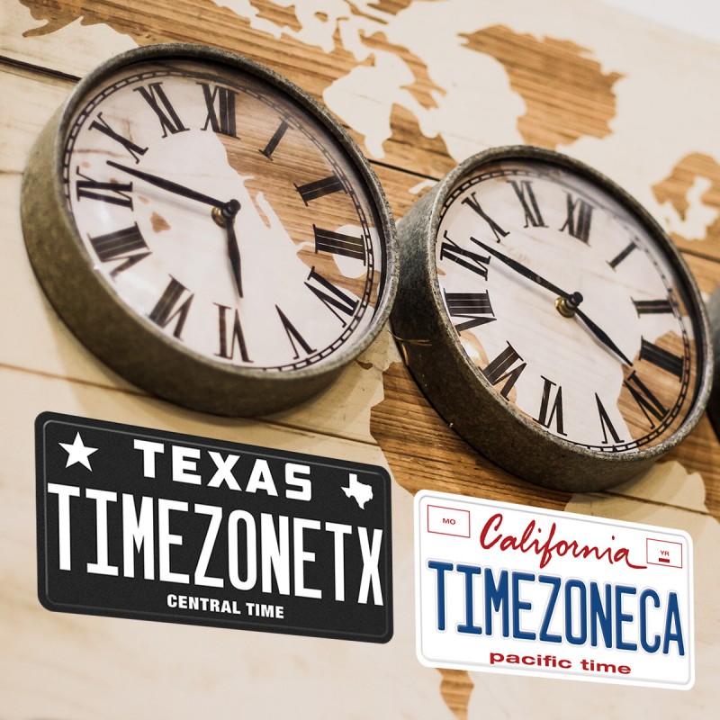 Timezone Stickers