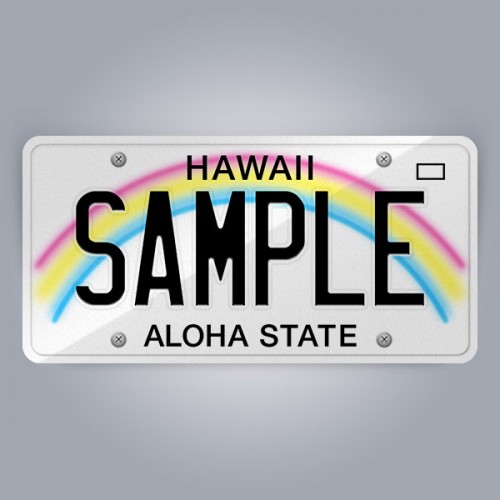 Hawaii License Plate Replica