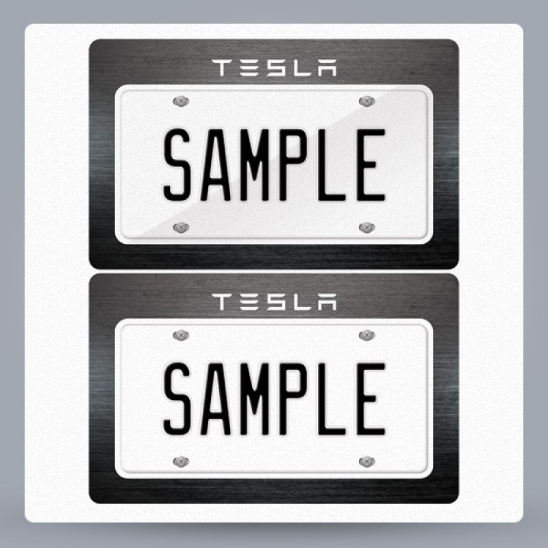 Mini stickers for Tesla Model 3/Y key card, 2 pcs