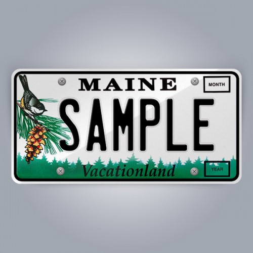 Maine License Plate Replica