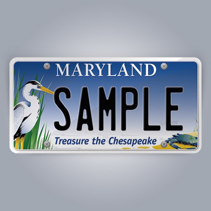 Maryland License Plate Replica