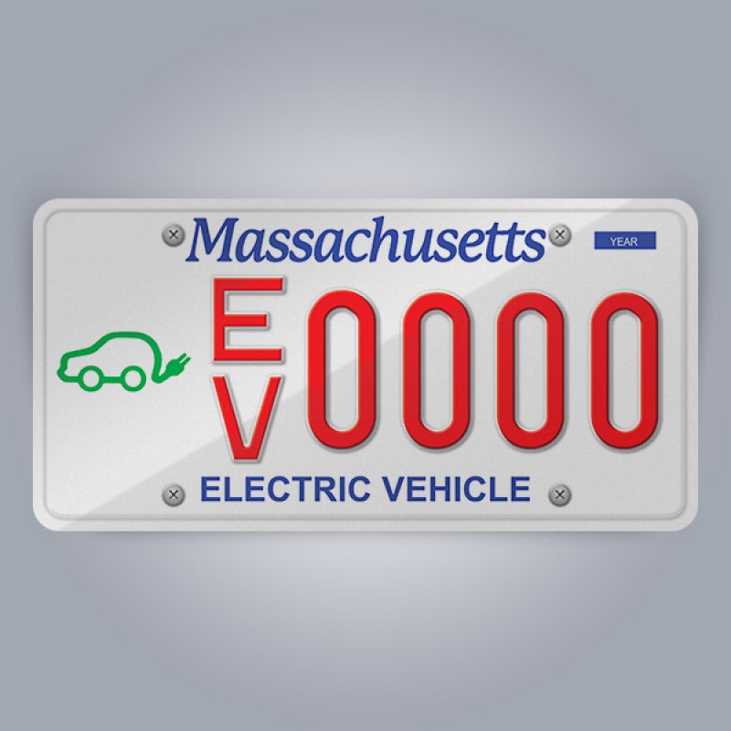 Massachusetts License Plate Replica