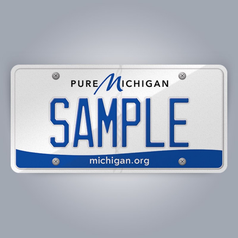 Michigan License Plate Replica