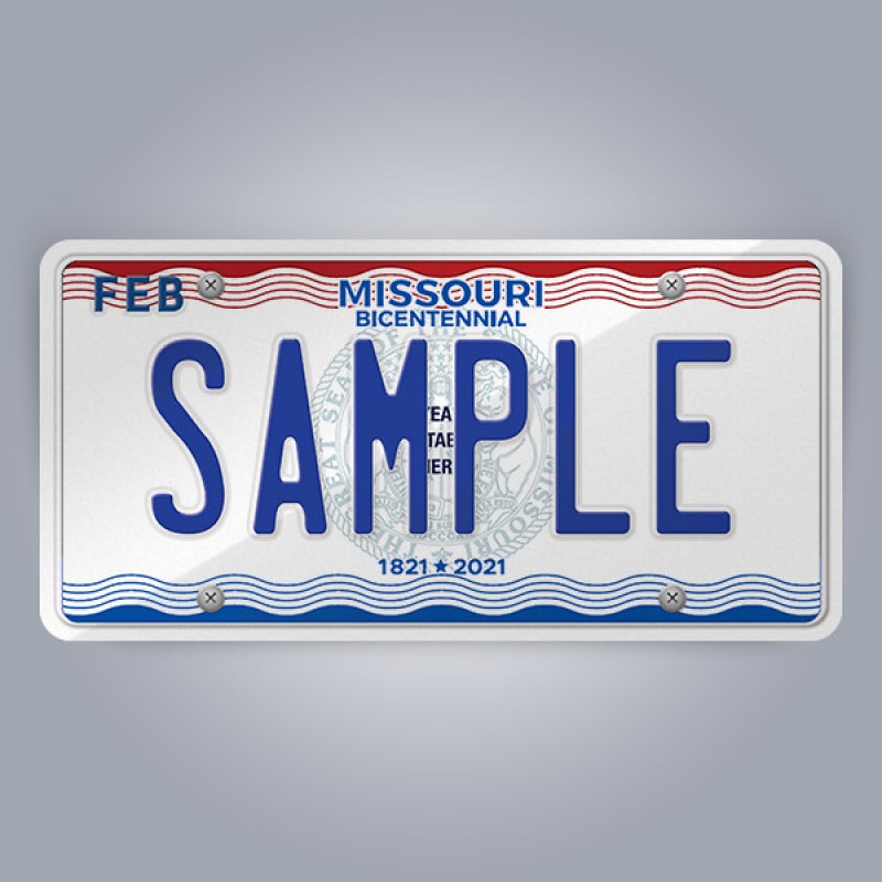 Missouri License Plate Replica