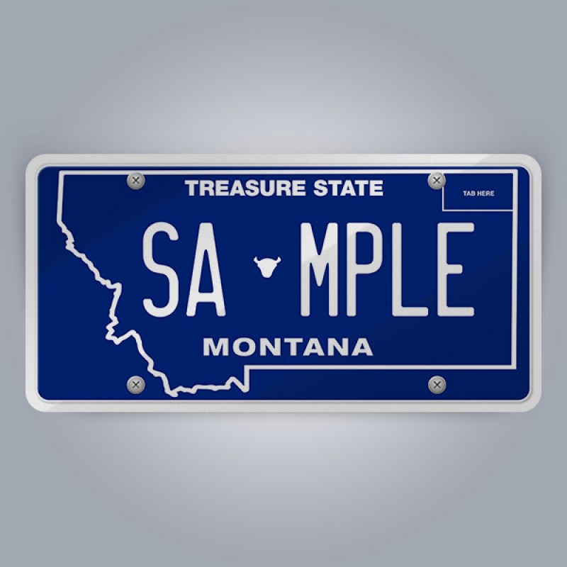 Montana License Plate Replica
