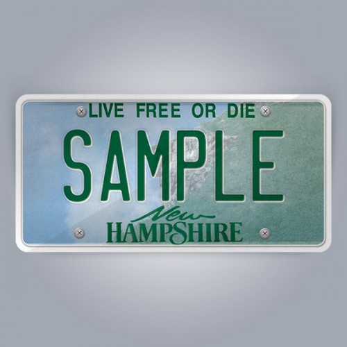 New Hampshire License Plate Replica