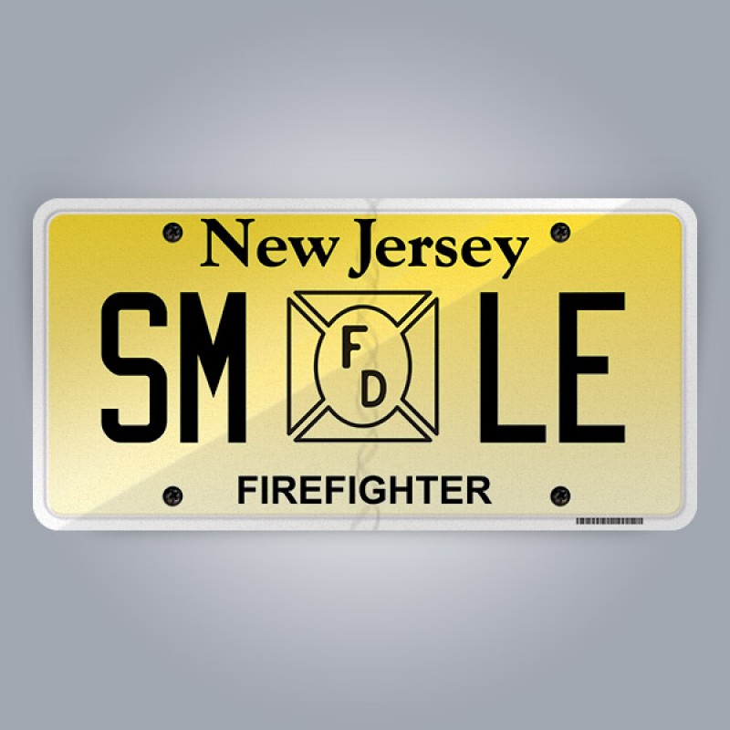 New Jersey License Plate Replica