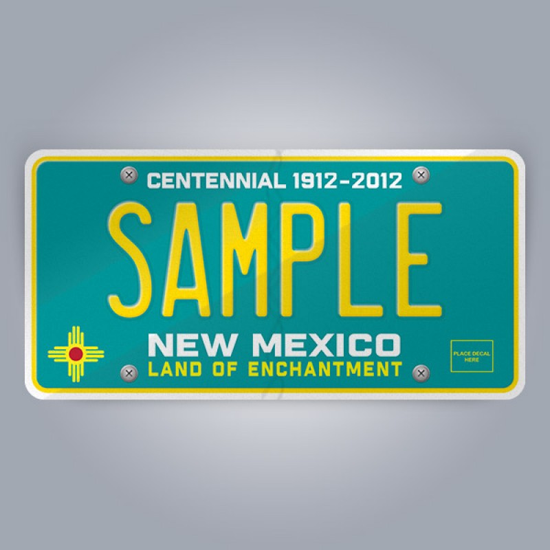 New Mexico License Plate Replica
