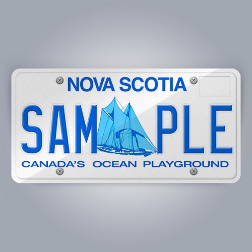 Nova Scotia License Plate Replica