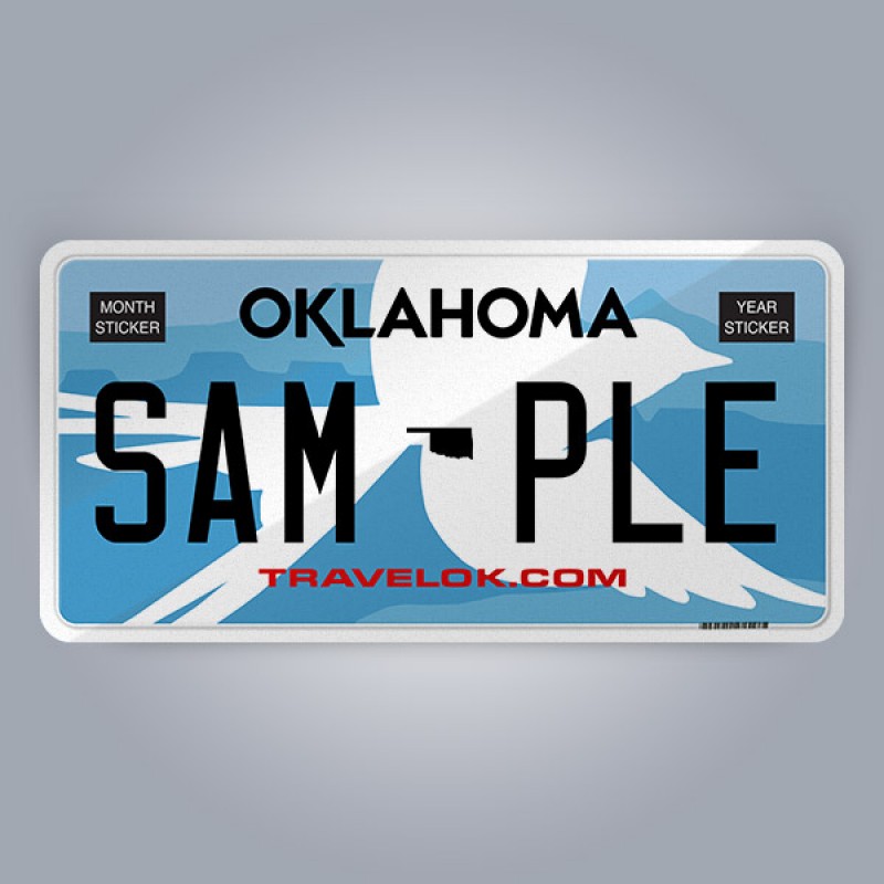 Oklahoma License Plate Replica