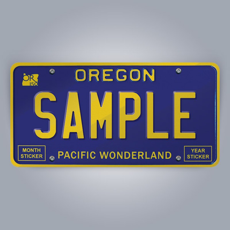 Oregon License Plate Replica