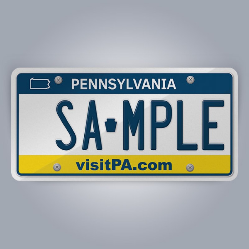 Pennsylvania License Plate Replica