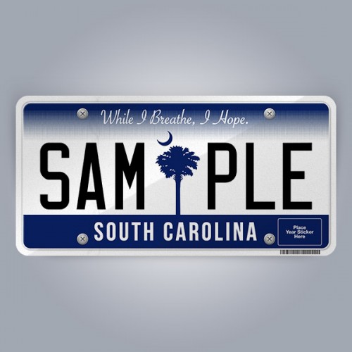 South Carolina License Plate Replica
