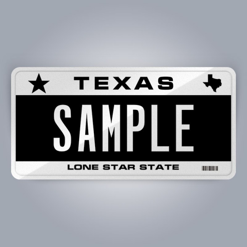 Texas License Plate Replica