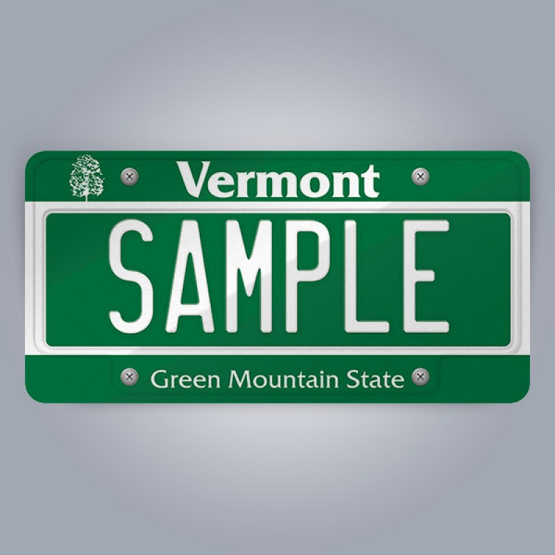 Vermont License Plate Replica