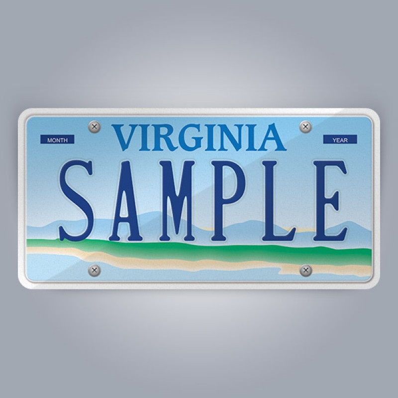 Virginia License Plate Replica